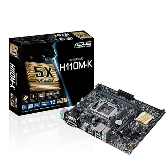 ASUS New Original H110M-K 32GB DDR4 Intel LGA1151 MATX Used Gaming Motherboard