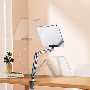 Boneruy P87 portabile 360 ° supporto da lettura rotante regolabile in alluminio con fermaglio elastico per ufficio - Product Image 1