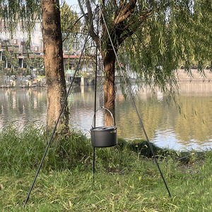 Outdoor Camping <b>Tripod</b> 165cm Portable Foldable For Hanging Pots And Cooking Over Campfire - Product Image 3