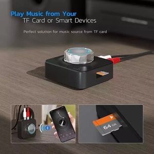 BT 5.0 Audio Receiver 3D Stereo Music Wireless Adapter TF Card RCA 3.5mm <strong>3.5</strong> AUX <strong>Jack</strong> for Car Kit Wired Speaker Headphone - Product Image 2