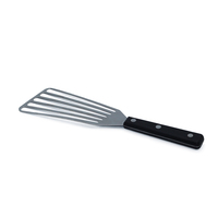 Retournement friture de poisson spatule à fente en acier inoxydable