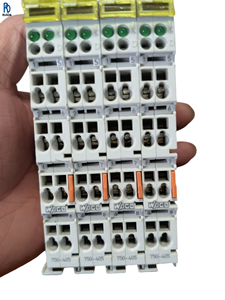 750-405 เทอร์มินัลบล็อก ขั้วต่อสายไฟ 20DI 230V ขั้วต่อไฟฟ้าแบบติดตั้งบนราง Din ขั้วต่อสปริง อุปกรณ์เชื่อมต่อสายไฟอุตสาหกรรม - Product Image 1