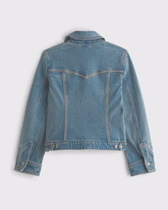 Veste en toile à fermeture éclair brodée à franges tissées unies décontractée LEDUO pour femmes printemps - Product Image 2
