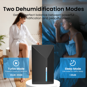 Deshumidificador Semiconductor de Gran Capacidad de 2.25L con Pantalla Táctil, Deshumidificador Portátil para el Hogar - Product Image 3