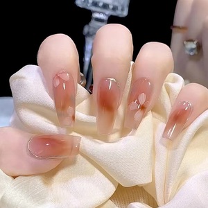 24 Piezas Marca Privada Personalizadas al Por Mayor Uñas Postizas Nueva Moda Estilo Francés Uñas a Presión de Gel Artificial de Alta Calidad - Product Image 5