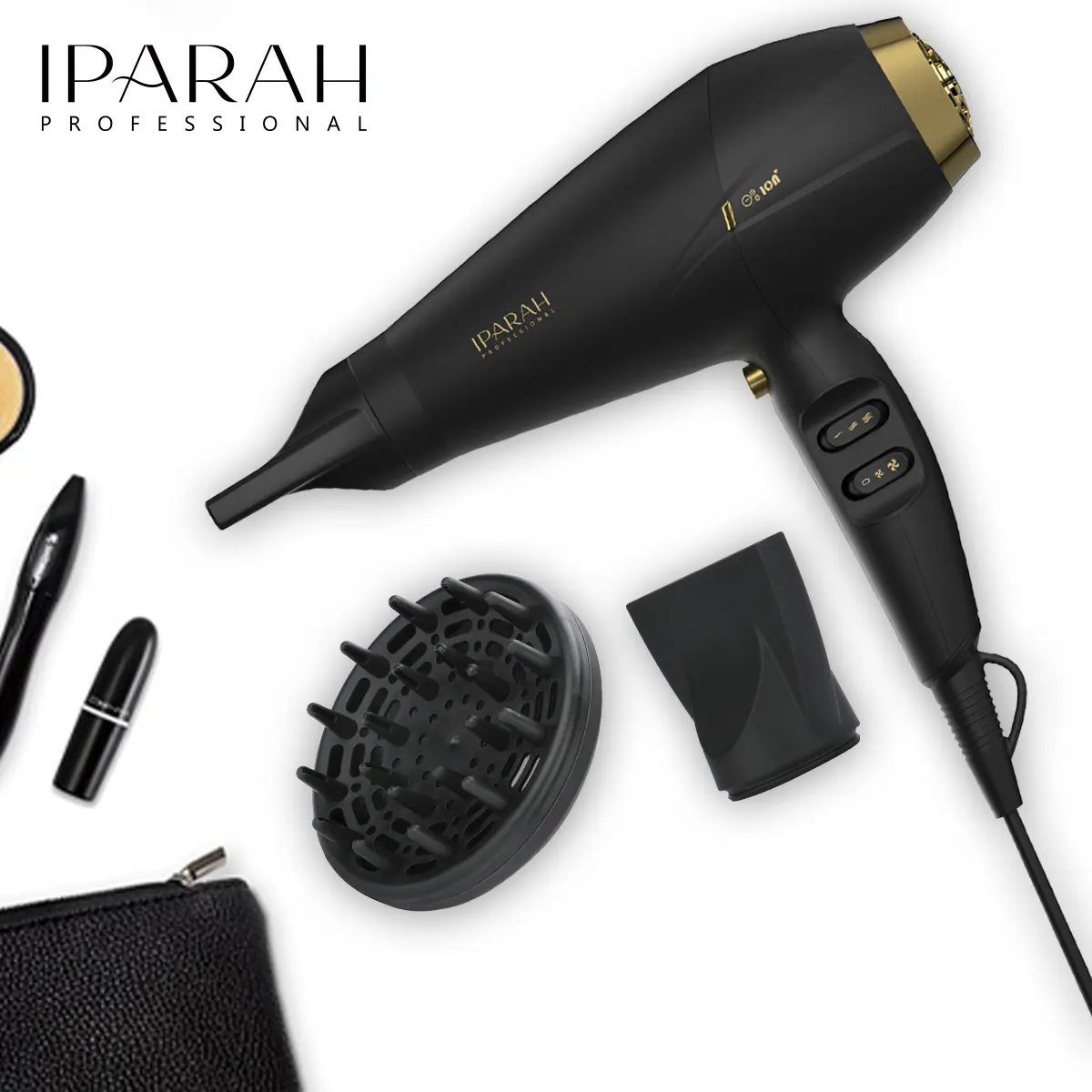 IPARAH P-340 2000-2400W Secador de cabelo profissional elétrico para mulheres poderosa salão