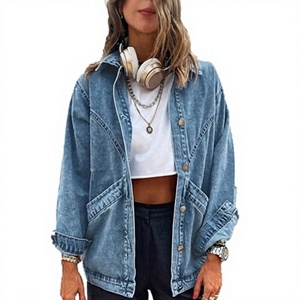Fashion Men's Denim Jacket Custom Logo <b>Jean</b> Jacket Wholesale Supplier - Product Image 1