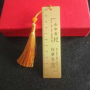 Marque-page en métal personnalisé avec logo Cadeau de bureau de marque - Product Image 4