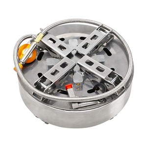 Fourneau de cuisson multi-combustibles pliable en métal pour l'extérieur, logo personnalisé, mini fourneau à gaz <span class=keywords><strong>portable</strong></span> pour le <span class=keywords><strong>camping</strong></span> - Product Image 2