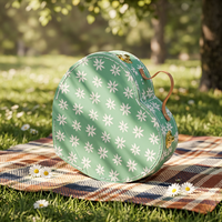 Boîte cadeau en forme de cœur pour vêtements de bébé, boîte cadeau personnalisée avec logo, emballage de boîte pour bébé, boîte cadeau en carton avec poignée en PU