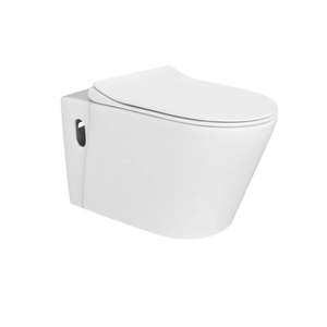 Pilihan kualitas gaya Eropa kamar mandi Sanitaty Ware warna gading WC Toilet tangki air Flush gantung dinding Toilet - Product Image 3