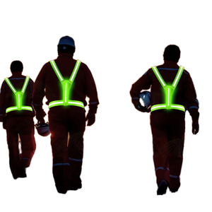 WX USB-Aufladbarer LED-Reflektierender Sicherheits-Laufgürtel mit Licht Verstellbarer Hüftgurt für Radfahren Wandern Nacht Outdoor - Product Image 1