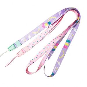 Sangle de cou personnalisable par sublimation, réglable et détachable, pour téléphone portable, sac étanche flottant, pochette de téléphone imperméable - Product Image 1
