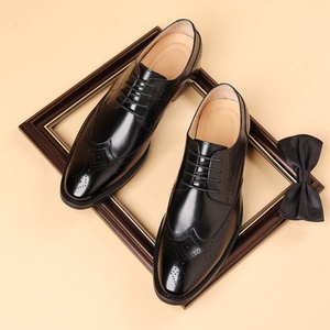 Zapatos de Vestir Formales de Otoño para Hombre <span class=keywords><strong>ENSI</strong></span>, de Cuero Genuino, Suaves, Transpirables, con Aumento de Altura, para Negocios, Impermeables, con Punta en Pico - Product Image 5