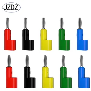JZDZ J.10025 4mm High quality lantern Cross pattern banana plug DIY copper - plated nickel - free welding, can be stacked.