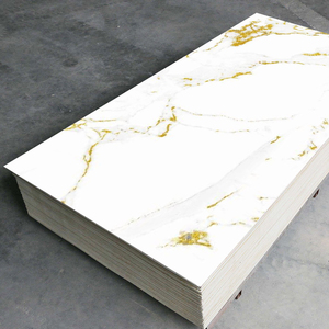 Stiker Dinding PVC Motif Marmer, Bahan Lepas Tempel, Untuk Ruang Tamu, Kamar Tidur, Apartemen, Aula, Penggunaan Eksterior, Mall, Tahan Air, Kedap Suara, Mudah Dipasang Sendiri - Product Image 3