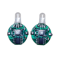 Personalizado programable IC circuito PCB para Flash Mini LED luz de control de sonido sensible al movimiento