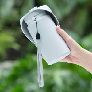 Botella de plástico de silicona para mascotas KEAN, alimentador de agua a prueba de fugas, portátil, deportivo, Para viajes al aire libre, multifunción, botella de agua para mascotas - Product Image 1