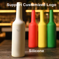 Coloré Bar Acrobaties Flybottle Incassable Jongleur Barman Pratique Flair Bouteilles Bartending Silicone Bar Pub Bouteille