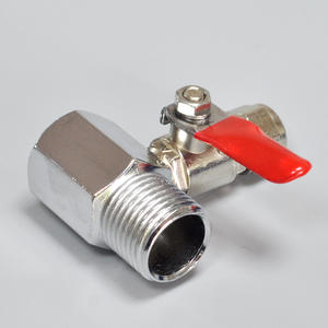 Válvula de bola en T para entrada de purificador de agua, conector de 4.5 a 3.5 a 2.5 para adaptador de grifo de cocina, tamaño de tubería de 1/2 pulgada - Product Image 1