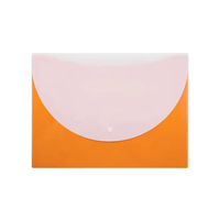 Porte-documents à bouton-pression format A5/A4/FC, multi-couleurs, pour certificats et documents de bureau