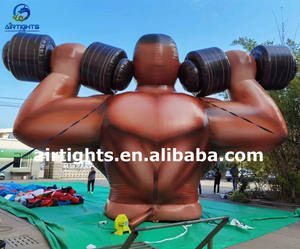 Nouveauté <span class=keywords><strong>Ballon</strong></span> publicitaire géant gonflable en forme <span class=keywords><strong>de</strong></span> musclé pour salle <span class=keywords><strong>de</strong></span> sport - Product Image 4