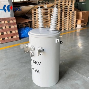 Vke Dl Model 75kva 100kva 7,2 Kv 0.12/0,24 Kv Eenfasige Olie-Ondergedompeld 50/60Hz Elektronisch Gebruik Paal Gemonteerde Transformator - Product Image 5