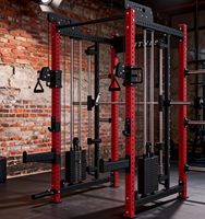 Machine d'entraînement multifonctionnelle en acier unisexe pour usage commercial et domestique, équipement d'exercice Smith Squat Gantry pour la musculation