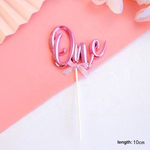 Hot Selling Wholesale <strong>Spanish</strong> Happy Birthday Cake Topper <strong>Gold</strong> Cake Topper for Baby Shower Cheap Cake Toppers En Espanol - Product Image 4