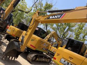Excavadora SANY SY75C usada 90% nueva Mini excavadora de 7 toneladas movimiento de tierras EE. UU. hizo buen estado motor incluido - Product Image 3