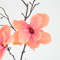 Fleur Artificielle Magnolia Jade Lily Tree Haute Simulation pour Décoration Florale Mariage Jardin Restaurant Hôtel