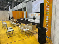 Système de sonorisation portable Line Array 2000W avec enceinte colonne bidirectionnelle 6x5 pouces, 2x12 pouces subwoofer, XLR, en contreplaqué de bouleau, néodyme