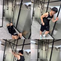 Kit de Entrenamiento Físico Ajustable para el Hogar, Cuerda de Resistencia Elástica, Barra de Estiramiento para Rehabilitación, Equipo de Yoga y Pilates