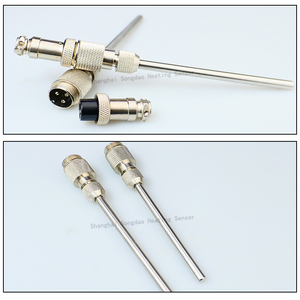 Sonde de type K/Pt100, prise compatible aviation, <span class=keywords><strong>thermocouple</strong></span> blindé, résistance thermique WZPK/WRNK-171, capteur de température OEM - Product Image 2