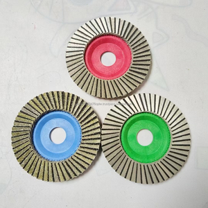 Rueda de aleta de diamante galvanizada de 100mm de fabricante para Tungsteno/Silicio/aluminio/sintético-Fábrica - Product Image 6