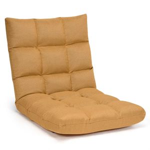 Kursi <span class=keywords><strong>Sofa</strong></span> Game Lipat Lantai, Dudukan Lipat Dapat Diatur untuk Tempat Tidur Katun - Product Image 5