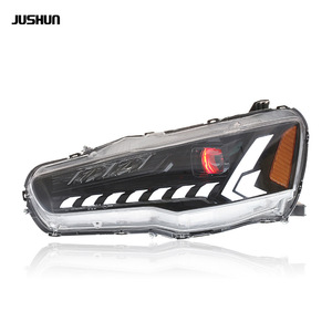 Mitsubishi Lancer Ex Headlight Assembly <b>Led</b> Daytime Running <b>Light</b> Sequential Turn Signal <b>Projector</b> Lens - Product Image 3