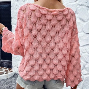 Nouveautés de la mode d'hiver, hauts en tricot décontractés et sexy à manches longues pour femmes - Product Image 3