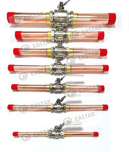 600 Psi 2-delige Medische Gas Kogelklep Verlengde Bronzen Buis Uiteinden Gereinigd Zakdoek Zuurstof N2o Co2 Handmatige Power Oem Maatwerk - Product Image 5