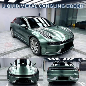 <span class=keywords><strong>Film</strong></span> de protection de peinture PVC auto-cicatrisant anti-rayures 6-8 mil pour voiture, couleur chrome, pour changement de couleur de carrosserie - Product Image 3