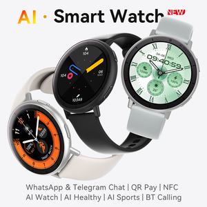 Reloj Inteligente Microwear de Diseño Privado Super Delgado con Pantalla AMOLED de 1.32 Pulgadas, Llamadas por BT, Reproducción de Música, NFC, IA, para Hombres y Mujeres - Product Image 1