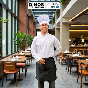 Professional Chef Jacket Short Sleeve <b>White</b> Double Breasted Breathable Anti Wrinkle Restaurant Kitchen Hotel Uniform Supplier - Product Image 3