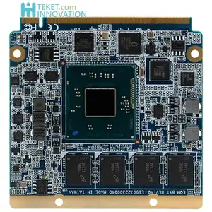 Orijinal anakart FORAVALUE EQM-BYT Intel Atom SoC işlemci E3845 Qseven modülü