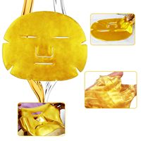 Masque Facial Hydratant, Éclaircissant et Rajeunissant au Collagène et Or 24K, Soin Coréen de Spa, Marque Blanche OEM