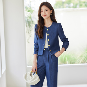 Conjunto de Traje de Dos Piezas para Mujer, Estilo Profesional, Súper Elegante, Primavera-Otoño, Abrigo Informal, Temperamento de Hermana Mayor - Product Image 6