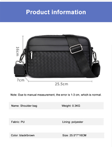 Borsa per Cosmetici da <span class=keywords><strong>Uomo</strong></span> Professionale all'Ingrosso, <span class=keywords><strong>in</strong></span> <span class=keywords><strong>Pelle</strong></span> PU, Design Geometrico Moderno e Trendy, Astuccio da Viaggio per Toilette con <span class=keywords><strong>Tracolla</strong></span> - Product Image 2