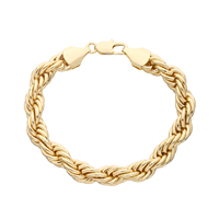 Pulsera de Cadena Trenzada de Hierro de Diseño Simple, Estilo Hiphop, Unisex, Venta Caliente, Popular, Moderna, al por Mayor, Colección 2026