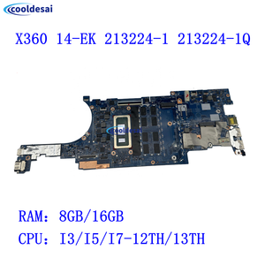 213224-<span class=keywords><strong>1</strong></span> Placa Base para Portátil <span class=keywords><strong>HP</strong></span> <span class=keywords><strong>Pavilion</strong></span> <span class=keywords><strong>X360</strong></span> 14-EK <span class=keywords><strong>2</strong></span> <span class=keywords><strong>en</strong></span> <span class=keywords><strong>1</strong></span>, CPU I3/I5/I7 de 12.ª/13.ª Generación, N08795-001 N39398-601 N84696-601, 100% Funcional - Product Image 2