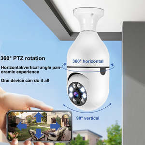 360 độ toàn cảnh HD tầm nhìn ban đêm Wi-Fi IP Mini Home an ninh máy ảnh không dây bóng đèn PTZ mạng Máy ảnh - Product Image 6