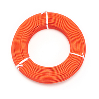 Câble en silicone tressé en fibre de verre, résistant à la chaleur, câble isolé en fibre de verre
